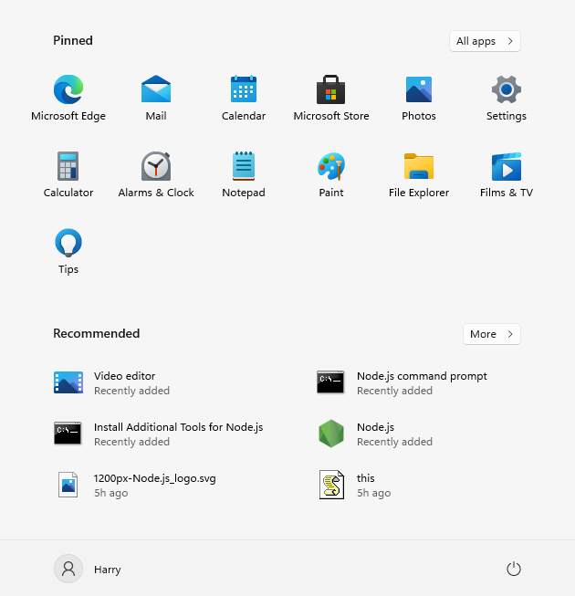 startmenu